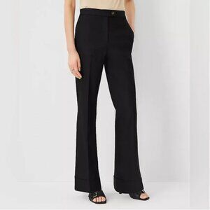 Ann Taylor The Tab Waist Cuffed Trouser